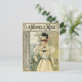 Vintag Victoriana Le Nouvelle Monde Postkarte (Stehend Vorderseite)