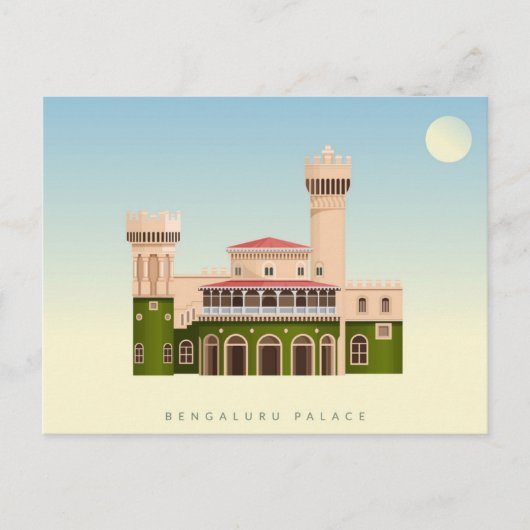 Vintag Vidhana Soudha Bengaluru Karnataka Indien Postkarte (Vorderseite)