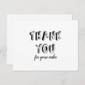 Vintag Vielen Dank für Ihre Bestellungsermäßigung (Vorne/Hinten)