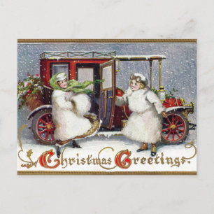 Vintag Viktorianisch, c. 1912 Weihnachten