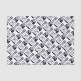 Vintag/Viktorianisch Champagner Flaschengravur Seidenpapier