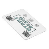 Vintag Viktorianisch Myrtle Beach South Carolina Magnet (Rechte Seite)