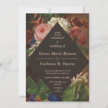 Vintag Viktorianische Moody Art Flora