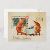Vintag Viktorianische Odd Shrimps Postkarte (Vorne/Hinten)