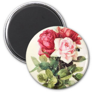 Vintag Viktorianische Rose Bouquet Magnet