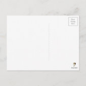 Vintag Viktorianische Weihnachtskarte Postkarte (Rückseite)