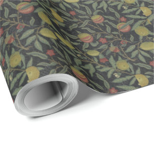 Vintag Viktorianische William Morris Fruit Blätte Geschenkpapier