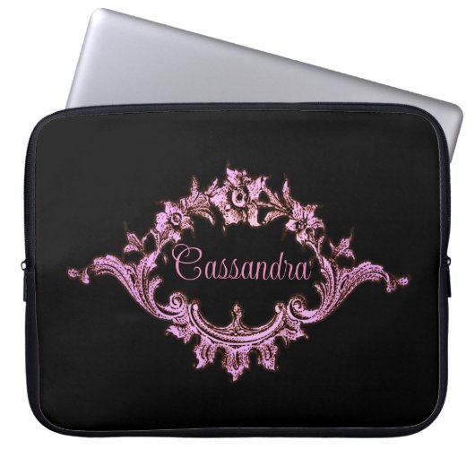 Vintag Viktorianischer romantischer Steampunk Pers Laptopschutzhülle (Vorderseite)