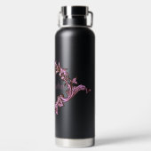 Vintag Viktorianischer romantischer Steampunk Pers Trinkflasche (Rückseite)