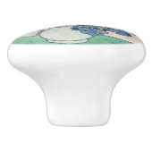 Vintag Vincent Van Gogh Gemälde Irises Keramikknauf (Seitenansicht)