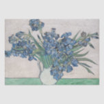 Vintag Vincent Van Gogh Irises Seidenpapier<br><div class="desc">Eine Nachbildung von Vincent Van Gogh's klassisches Bild von lila Reisen in einem Krug erscheint auf diesem Vintagen Tissue Paper.</div>