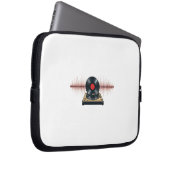 Vintag Vinyl Vibes Laptopschutzhülle (Vorne Rechts)