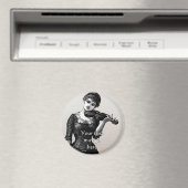 Vintag Violinist Magnet (In Situ (Geschirrspüler))