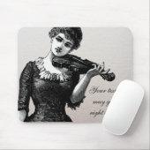 Vintag Violinist Mousepad (Mit Mouse)