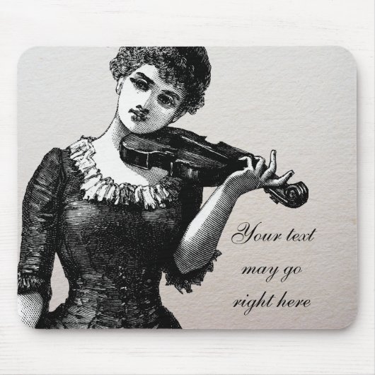 Vintag Violinist Mousepad (Vorne)