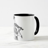 Vintag Violinist Tasse (VorderseiteRechts)