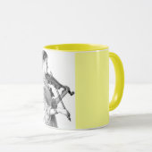 Vintag Violinist Tasse (VorderseiteRechts)