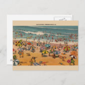 Vintag Virginia Beach Postcard Postkarte (Vorne/Hinten)