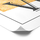 Vintag Virginia Beach Virginia Poster (Ecke)