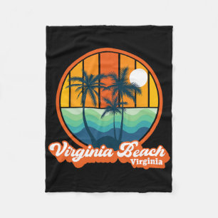 Vintag Virginia Beach Virginia Summer 90s Beach S Fleecedecke