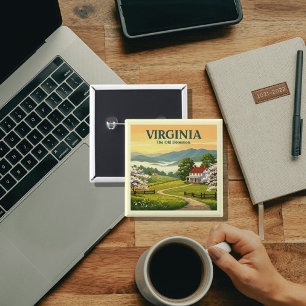Vintag Virginia Button