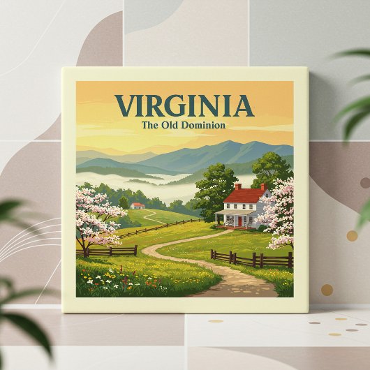 Vintag Virginia Fliese