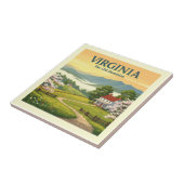 Vintag Virginia Fliese (Seite)