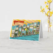 Vintag Virginia Karte (Gelbe Blume)