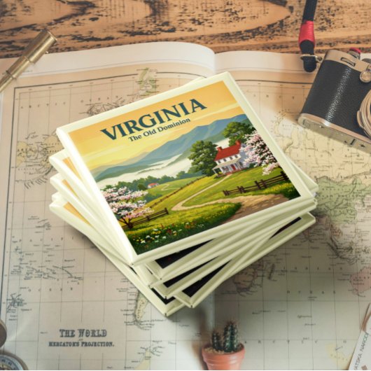 Vintag Virginia Magnet