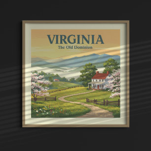Vintag Virginia Poster