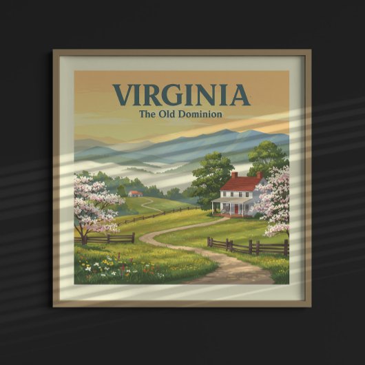 Vintag Virginia Poster