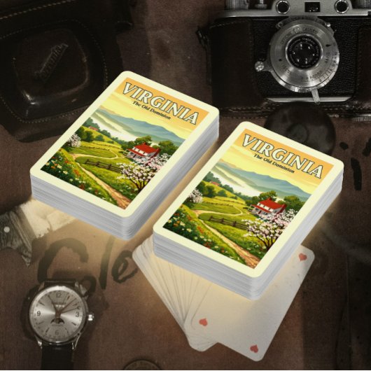 Vintag Virginia Spielkarten