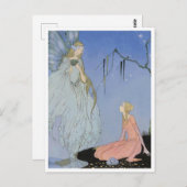Vintag Virginia Sterrett Fairy und Prinzessin Postkarte (Vorne/Hinten)