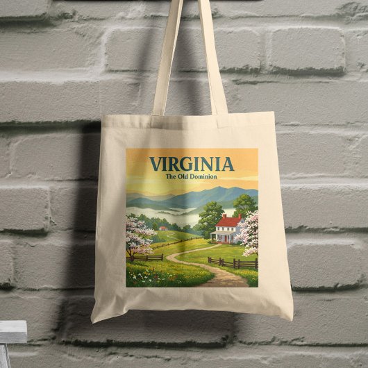 Vintag Virginia Tragetasche