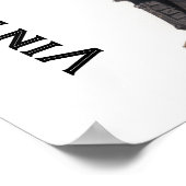 Vintag Vision Steampunk Young Woman Retro Poster (Ecke)