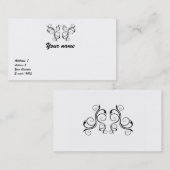 Vintag Visitenkarte (Vorne/Hinten)