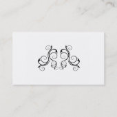 Vintag Visitenkarte (Rückseite)