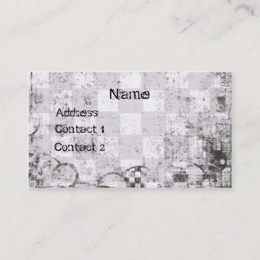 Vintag Visitenkarte (Vorderseite)