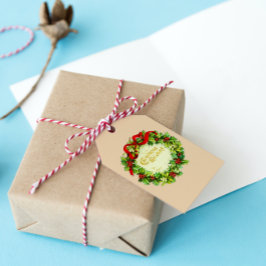 Vintag Von mir bis Weihnachten Geschenkanhänger