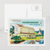 Vintag Voss Norwegen Postkarte (Vorne/Hinten)