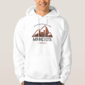 Vintag Voyageurs Nationalpark Minnesota Hoodie (Vorderseite)