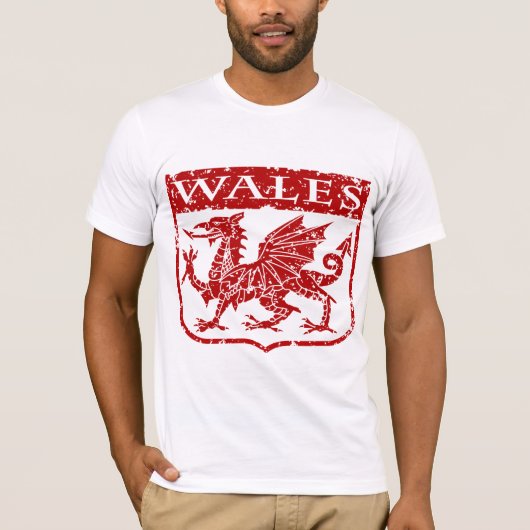 Vintag Wales T-Shirt (Vorderseite)