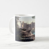 Vintag Wales Tasse, Carnarvon Castle 1905 Kaffeetasse (Vorderseite Links)