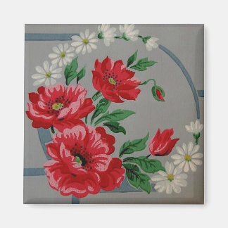 Vintag Wallpaper Magnet
