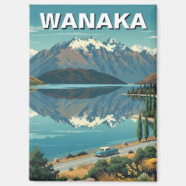 Vintag Wanaka New Zealand Travel Magnet