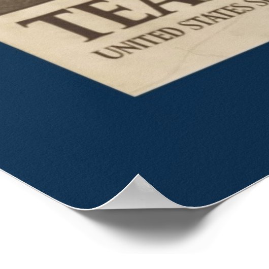 Vintag War Teamwork Poster (Ecke)