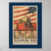 Vintag War Teamwork Poster (Vorne)