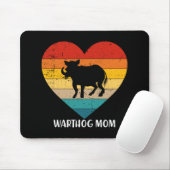 Vintag Warthog Mama Muttertagstier Mousepad (Mit Mouse)