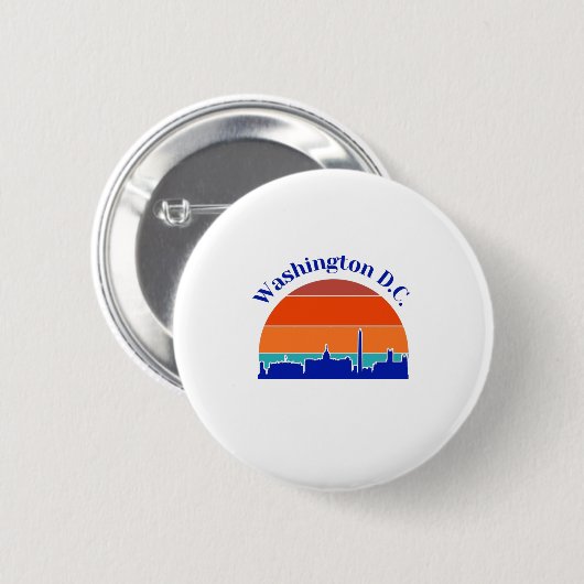 Vintag Washington D.C. Button (Vorne & Hinten)