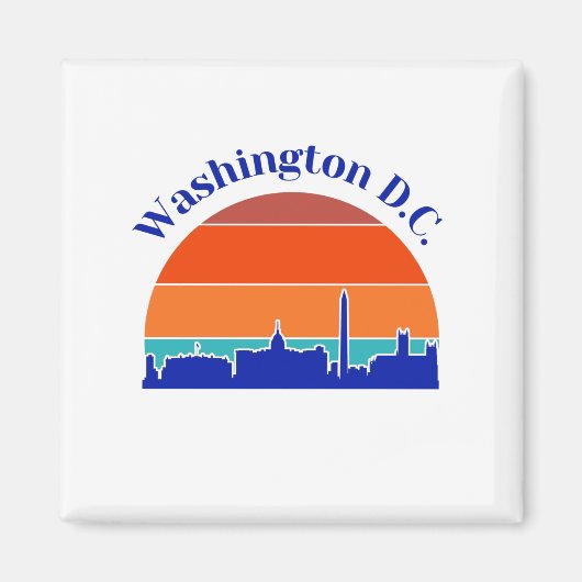 Vintag Washington D.C. Magnet (Vorne)